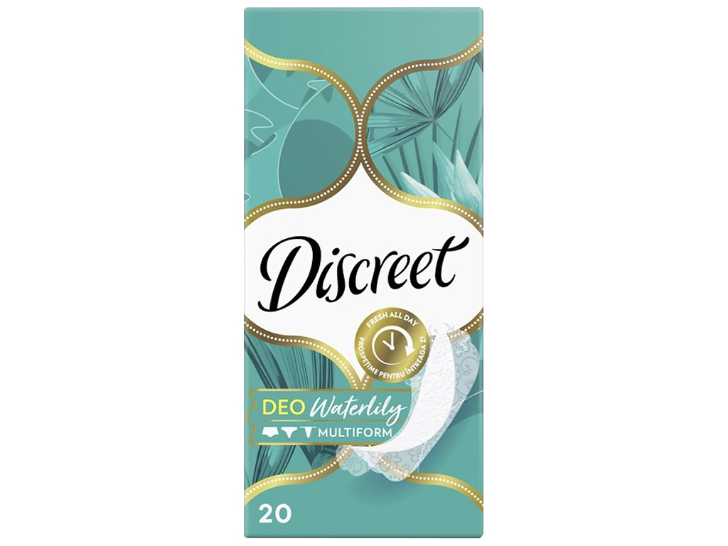 Щоденні прокладки Discreet Deo Water Lily Plus Multiform, 20шт