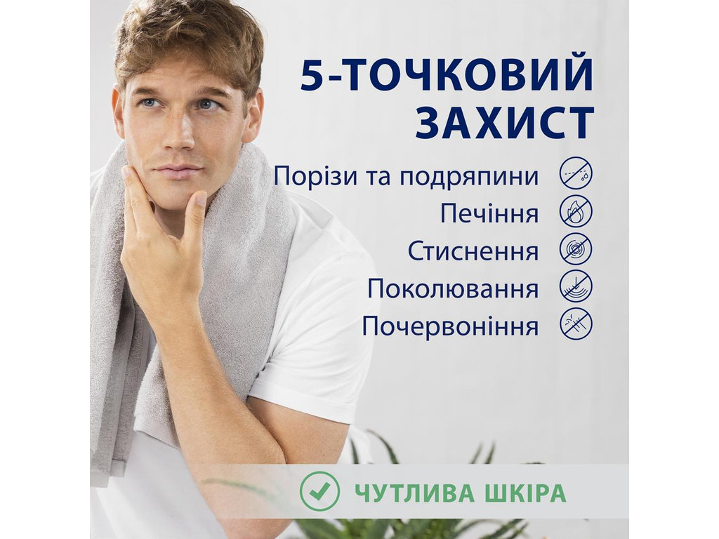 Пена для бритья Gillette Series Soothing с алоэ вера, 250 мл