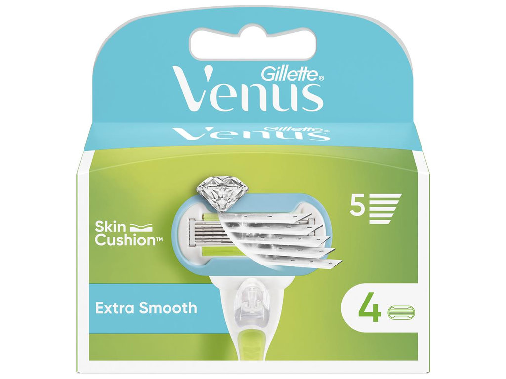 Змінні касети для гоління Gillette Venus Extra Smooth Embrace, 5 лез, 4шт
