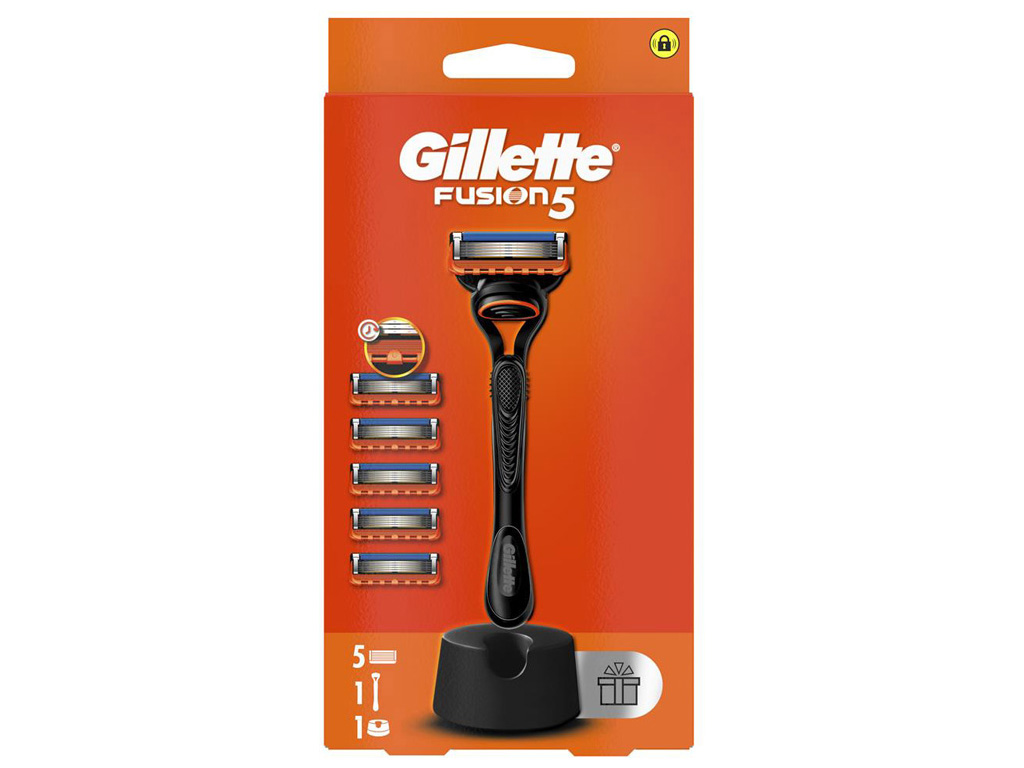Бритва Gillette Fusion 5 із 5 змінними касетами