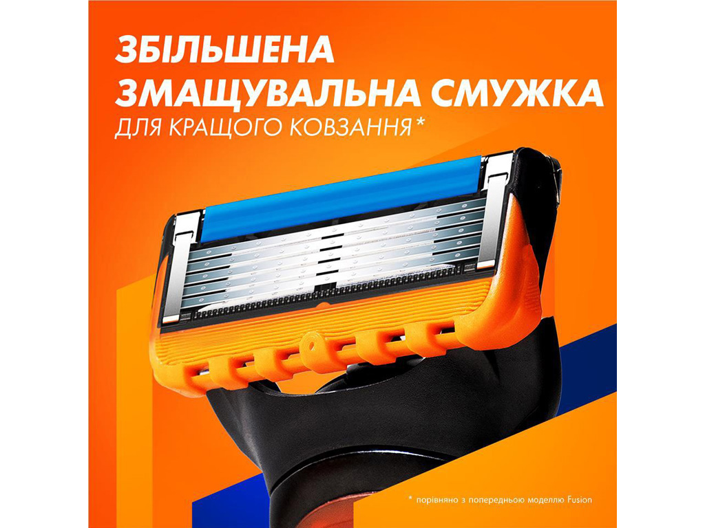 Бритва Gillette Fusion 5 із 5 змінними касетами