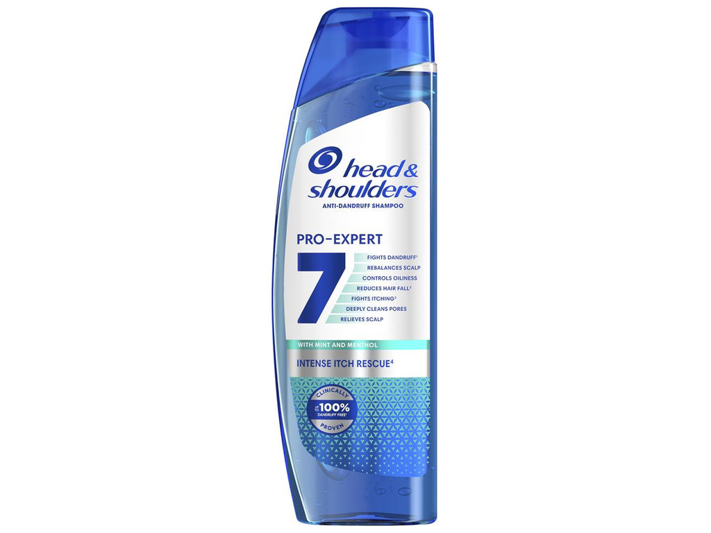 Шампунь Head & Shoulders Pro-Expert 7 Інтенсивний порятунок від свербіння з м'ятою та ментолом, 250м