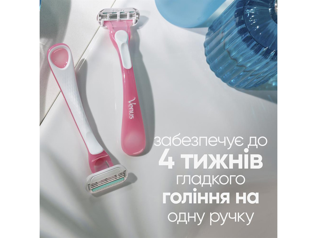 Набор одноразовых бритв Gillette Venus Miami Vibes, 3шт, 3 лезвия