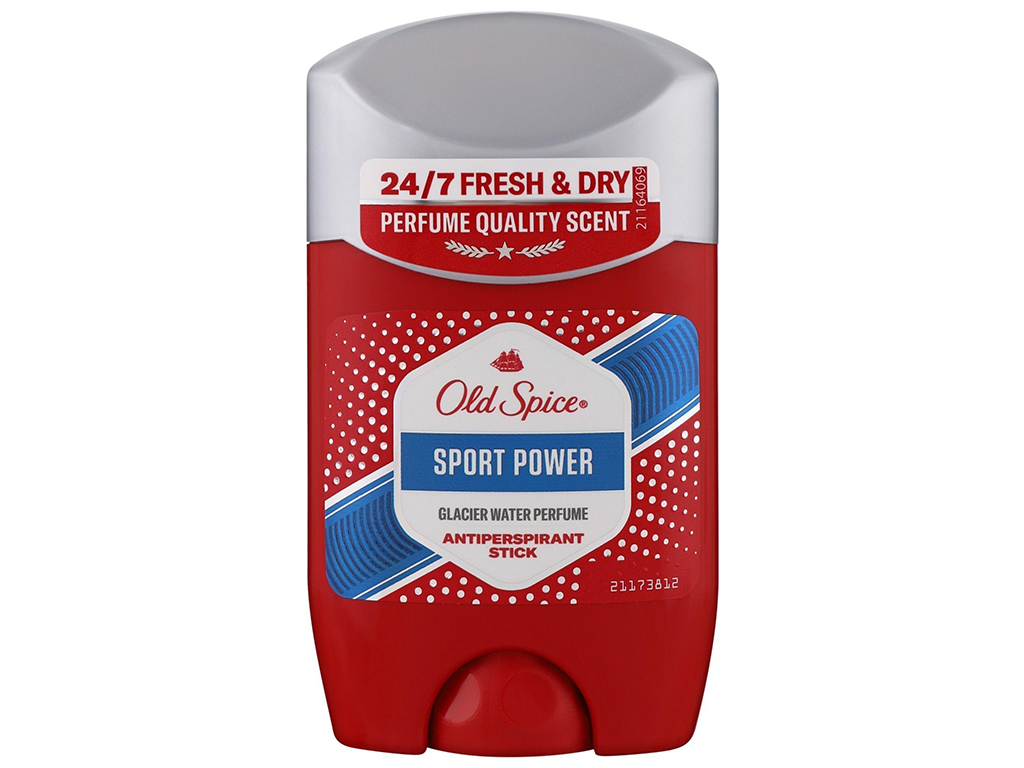 Антиперспірант-стик Old Spice Sport Power, до 48 годин, з ароматом льодовикової води, 50мл