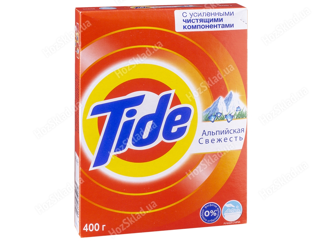 Пральний порошок для ручного прання TIDE Альпійська свіжість 400г