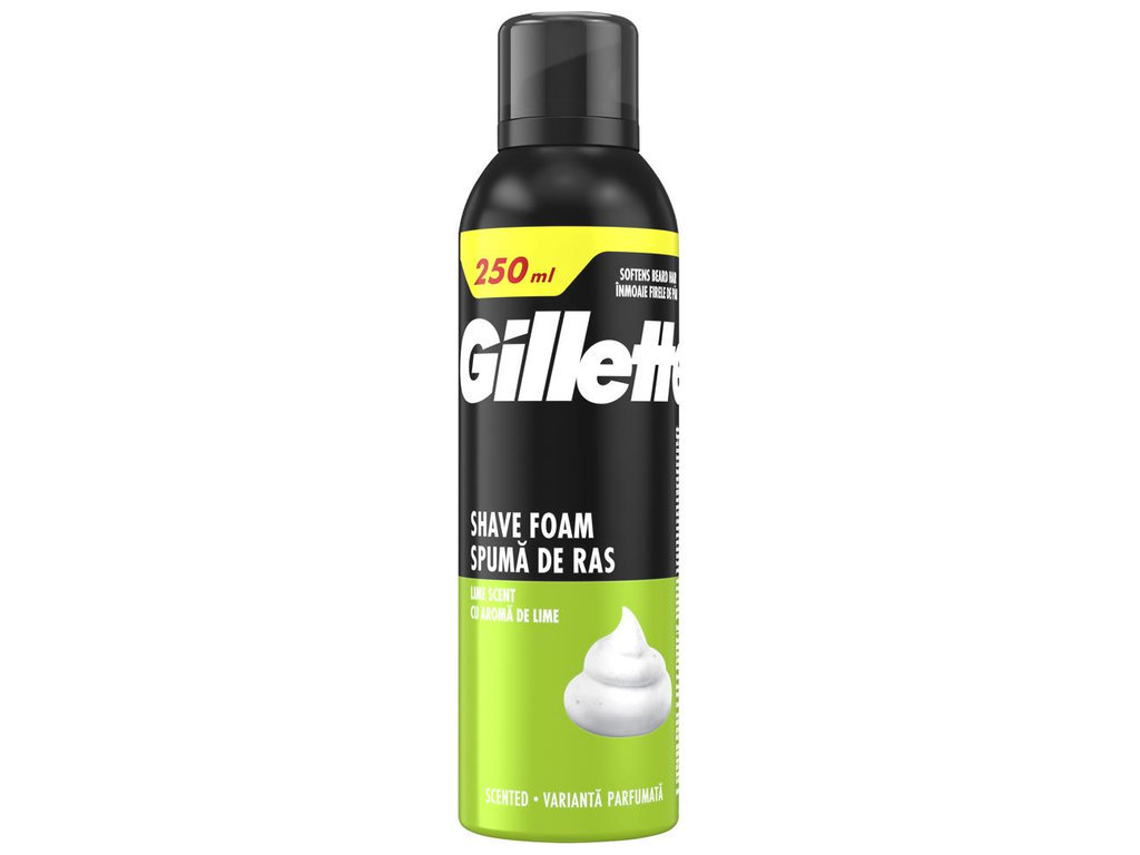 Пена для бритья Gillette Classic Lime, 250 мл
