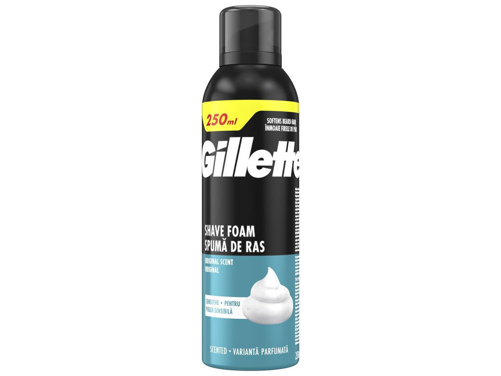Пена для бритья Gillette Classic Sensitive, 250 мл