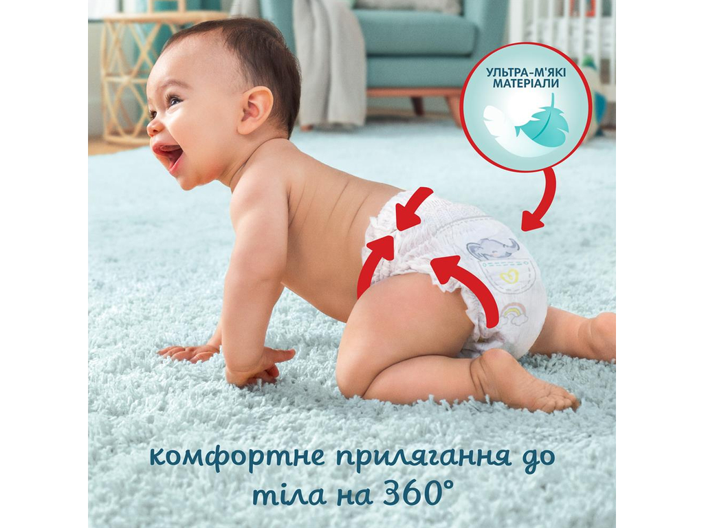 Подгузники-трусики Pampers Premium Care Pants, размер 3 (6–11 кг), 48шт
