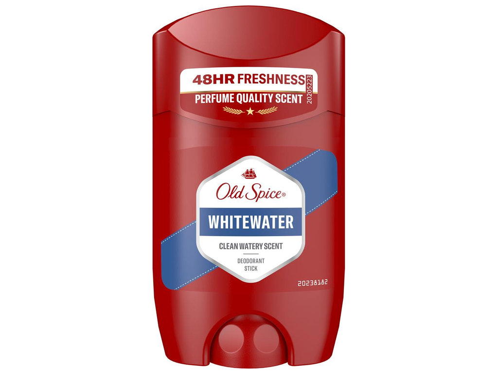 Дезодорант-стік Old Spice Whitewater, до 48 годин, з ароматом свіжої води, 50мл