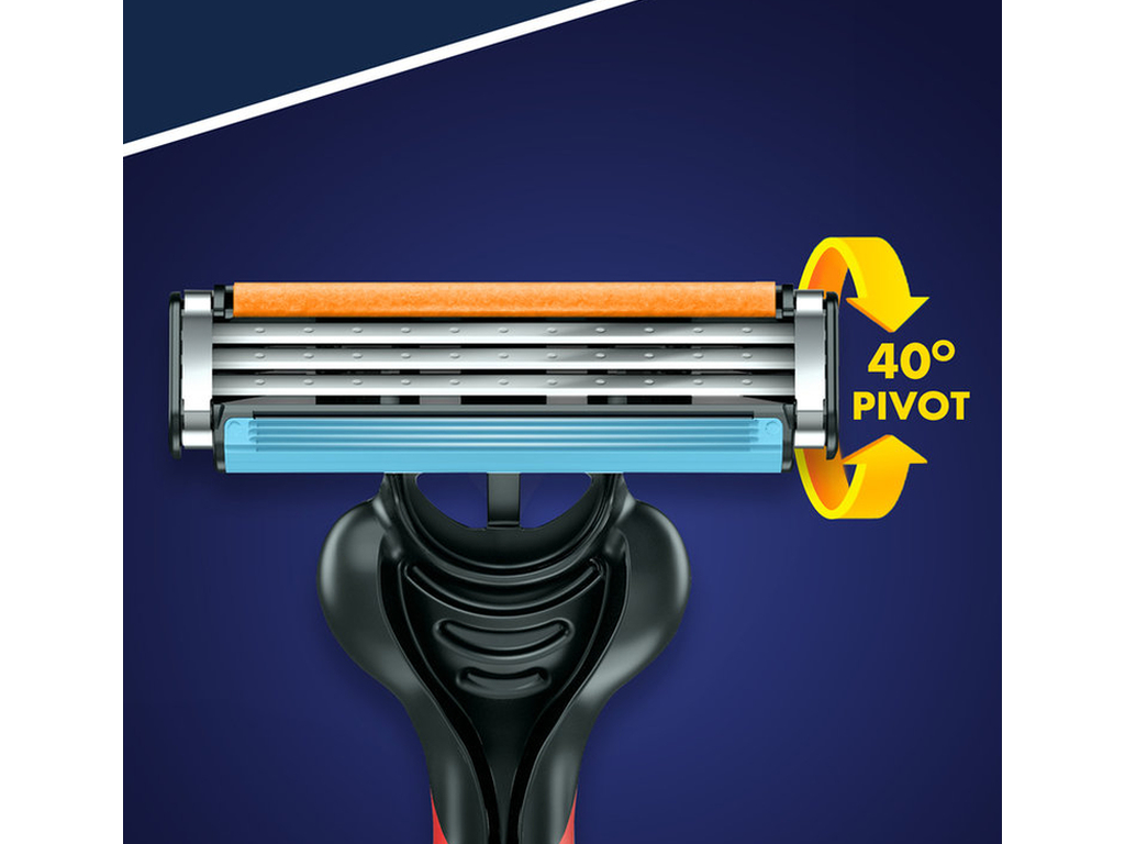 Станок для бритья Gillette Blue 3 Nitro Plus, одноразовый, 3 лезвия, пластик, хром, 6шт