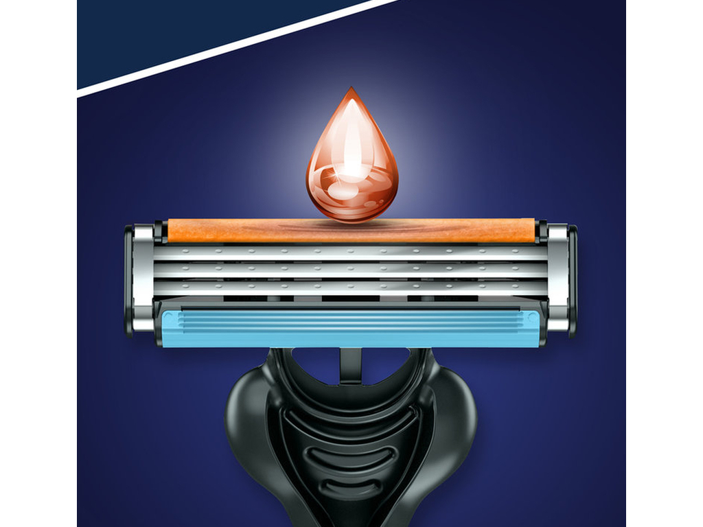 Станок для бритья Gillette Blue 3 Nitro Plus, одноразовый, 3 лезвия, пластик, хром, 6шт