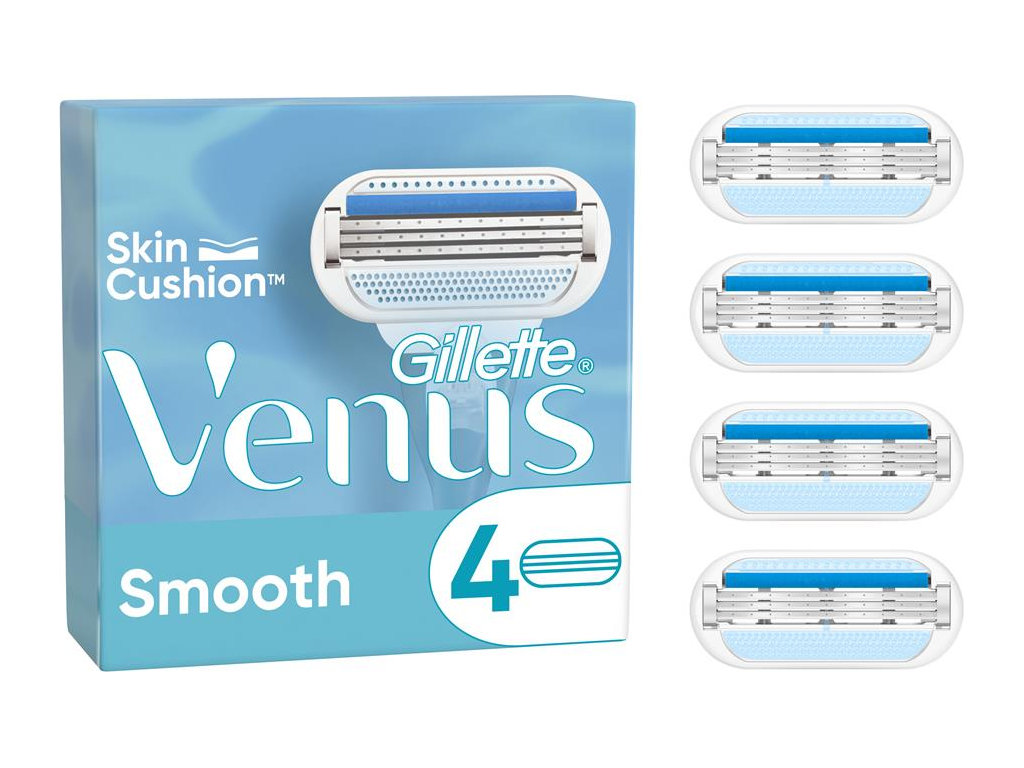 Сменные кассеты для бритья Gillette Venus Smooth, 4шт