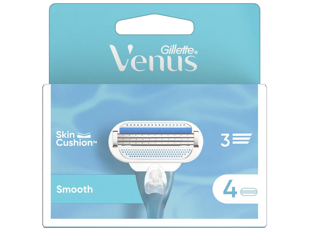 Сменные кассеты для бритья Gillette Venus Smooth, 4шт