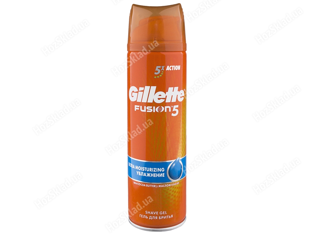 Гель для бритья Gillette Fusion 5 Ultra Moisturizing увлажняющий 200мл