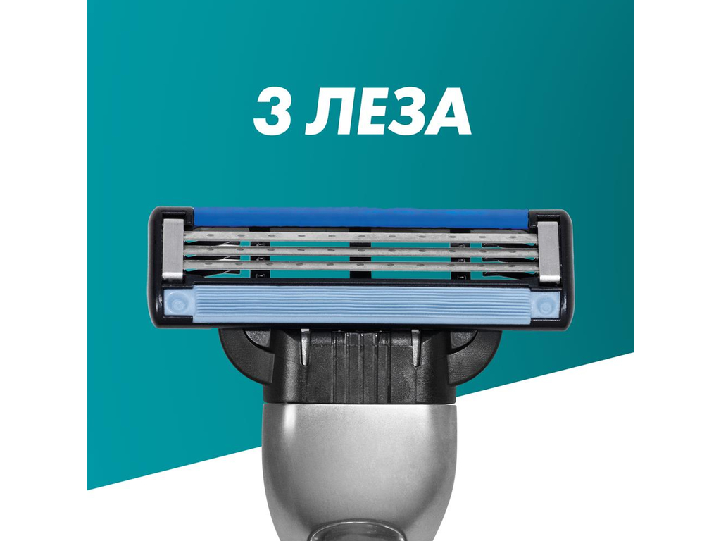 Картриджи сменные Gillette Mach3, сталь, 8шт