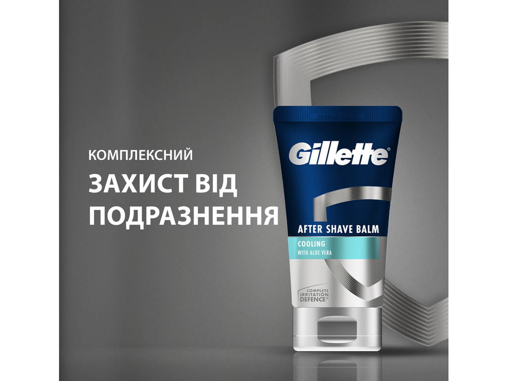 Бальзам после бритья Gillette Series Cooling, с алоэ вера, охлаждающий, 100мл