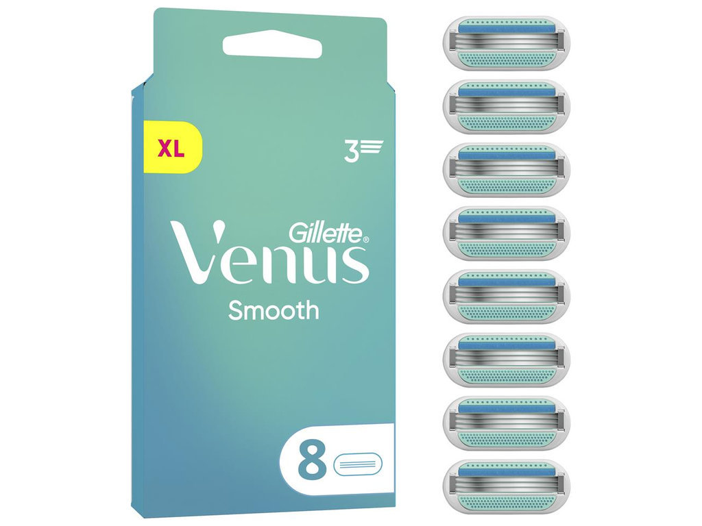 Картриджі змінні для гоління Gillette Venus Smooth, 8 шт