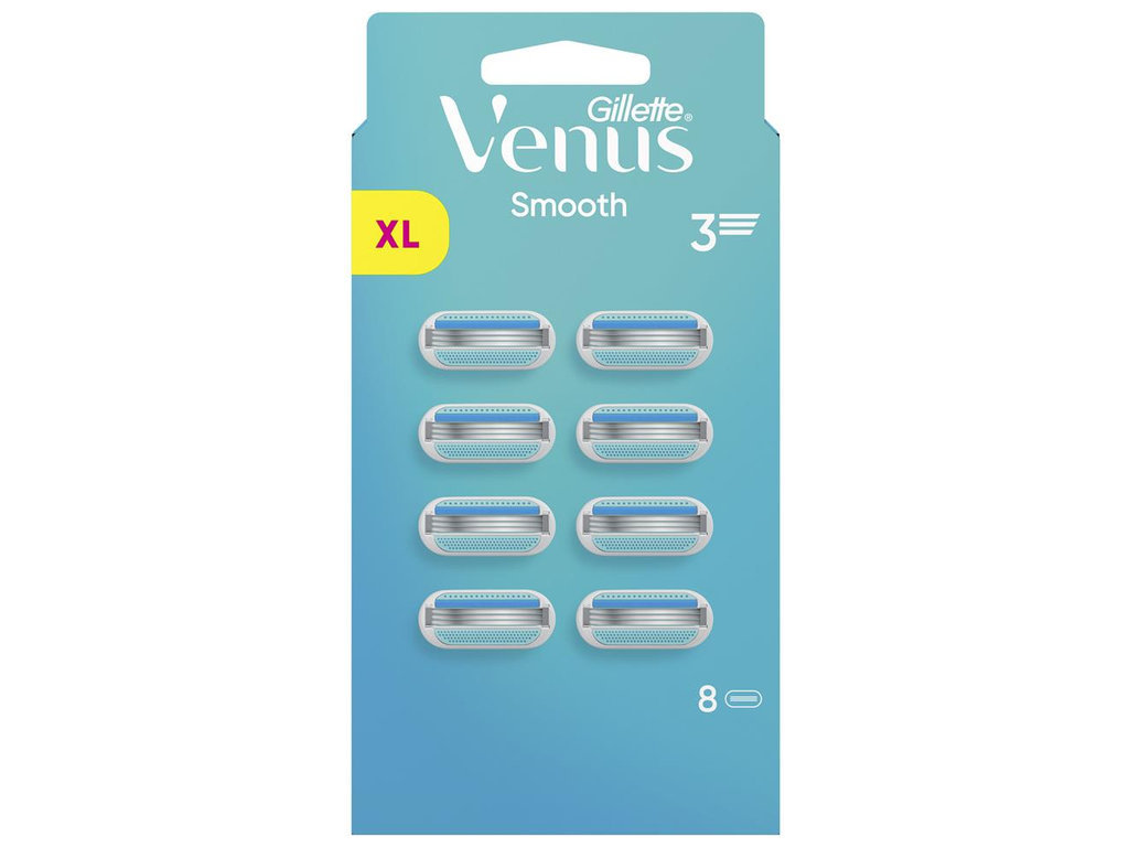 Картриджі змінні для гоління Gillette Venus Smooth, 8 шт