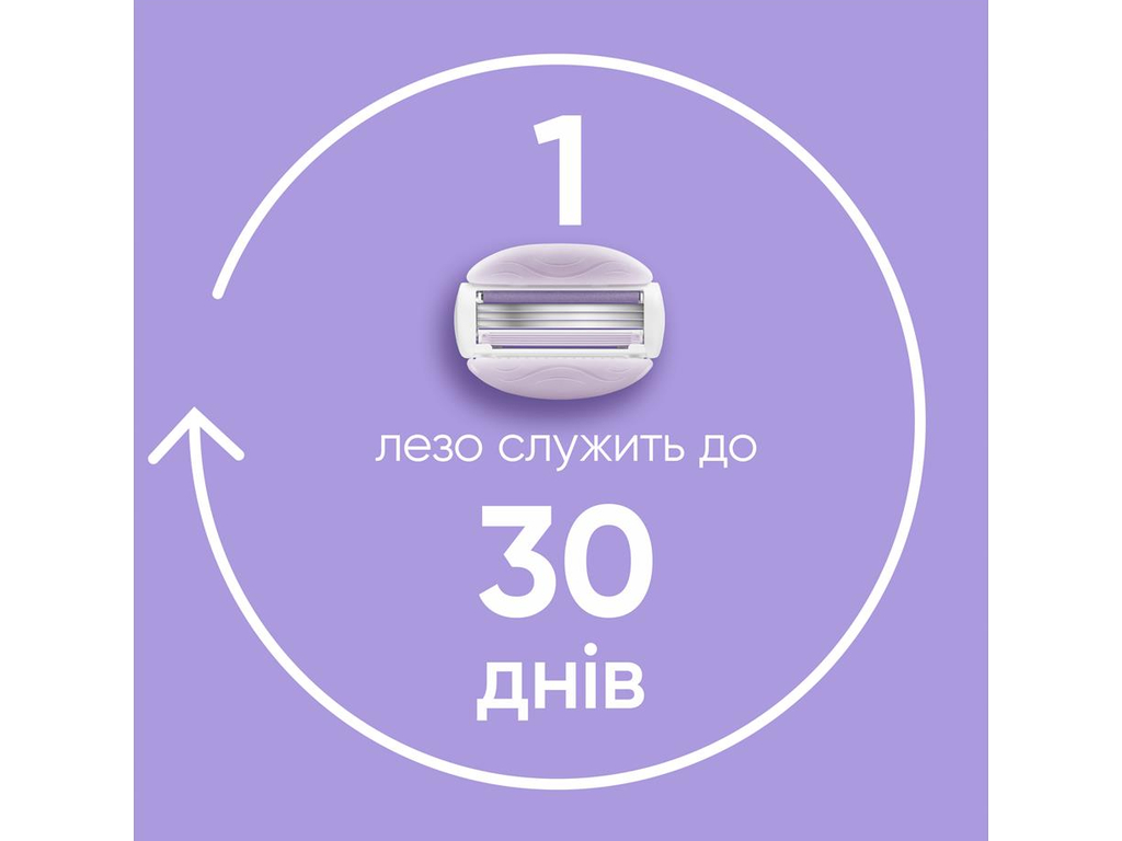 Картриджи сменные Gillette Venus ComfortGlide Breeze, защитный колпачок, сталь, пластик, 6шт