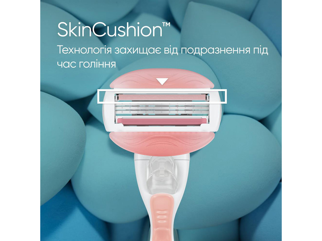 Бритва з 3 лезами Gillette Venus ComfortGlide Spa Breeze з 4 змінними касетами