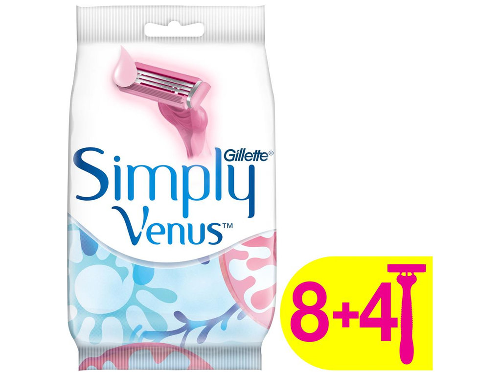 Одноразовые бритвы Gillette Simply Venus 3, 12шт