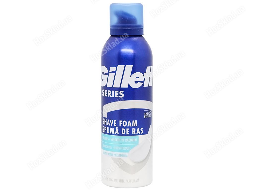 Піна для гоління Gillette Series Охолоджувальна з евкаліптом, 200мл