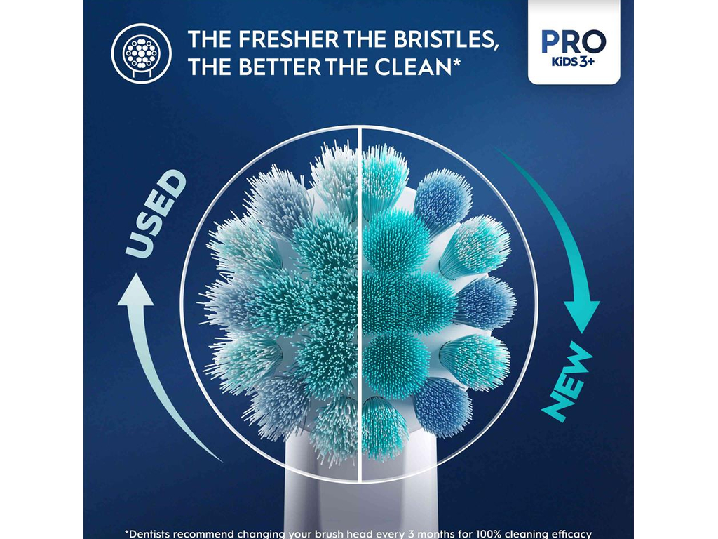 Электрическая зубная щетка Oral-B Pro Kids Spiderman для детей от 3 лет с дорожным чехлом