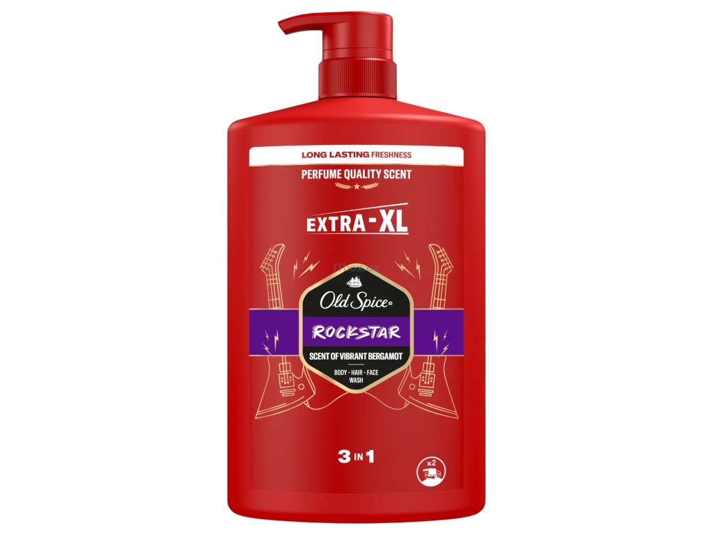 Гель для душа Old Spice Rockstar 3-в-1, 1л