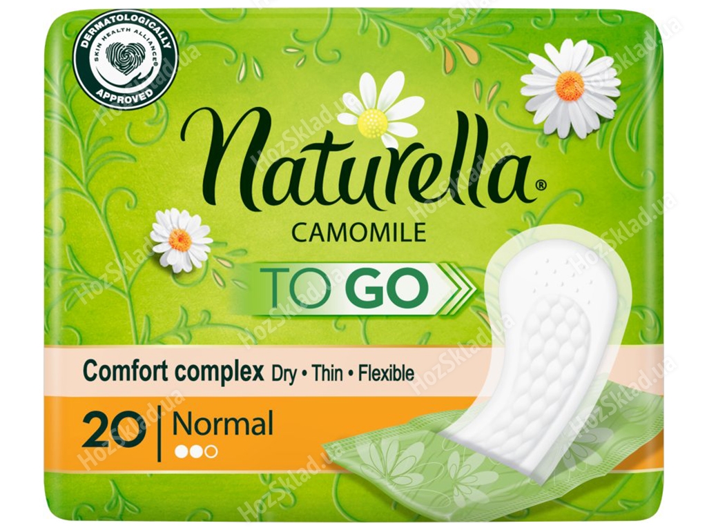 Прокладки гігієнічні щоденні Naturella Plus To Go Camomile Normal Single індивідуальна упаковка 20шт