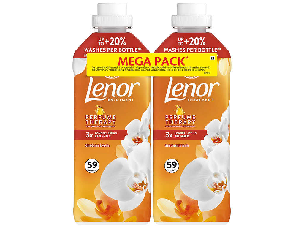 Кондиционер для белья Lenor Орхидея и Ваниль, 1,239л (цена за набор 2шт)