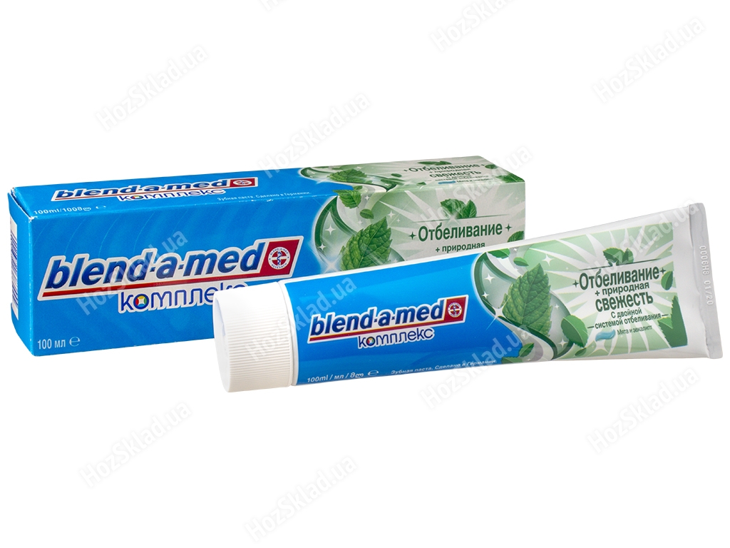 Паста зубная Blend-a-med Комплекс Отбеливание+природная свежесть Мята и эвкалипт 100мл