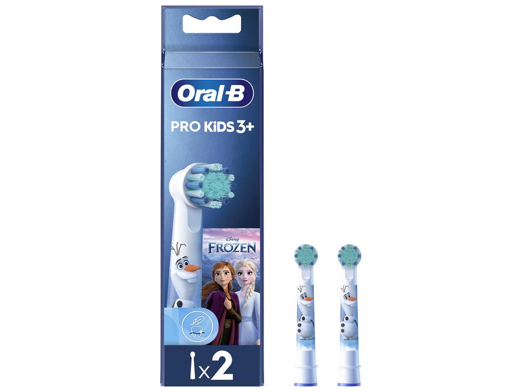 Насадки для электрической зубной щетки Oral-B Kids Frozen II, детские, пластик, нейлон, 2шт