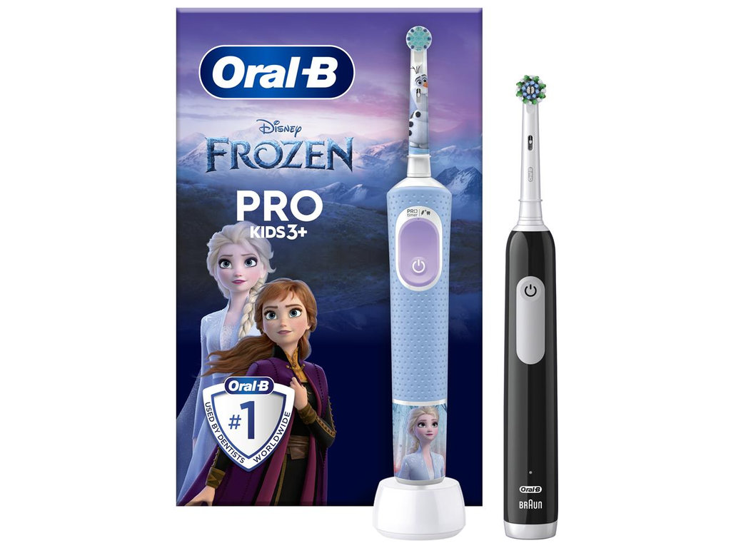 Набір електричних зубних щіток Oral-B Pro3 Series 1 + Oral-B Pro Kids Frozen (ціна за набір 2шт)