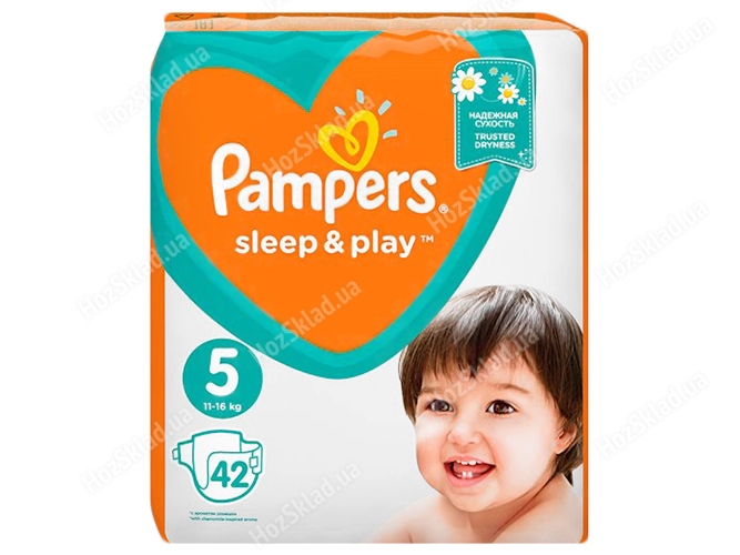 Подгузники PAMPERS Sleep&Play Junior (11-16кг) 42шт