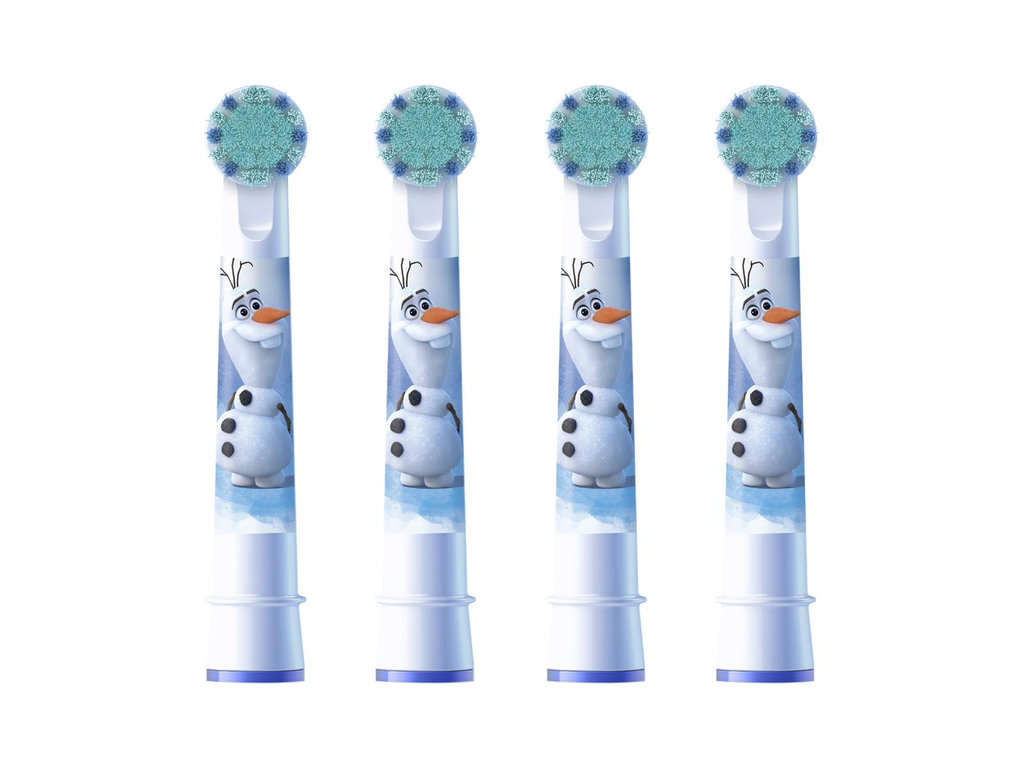 Насадки для электрической зубной щетки Oral-B Kids Frozen II, детские, пластик, нейлон, 4шт