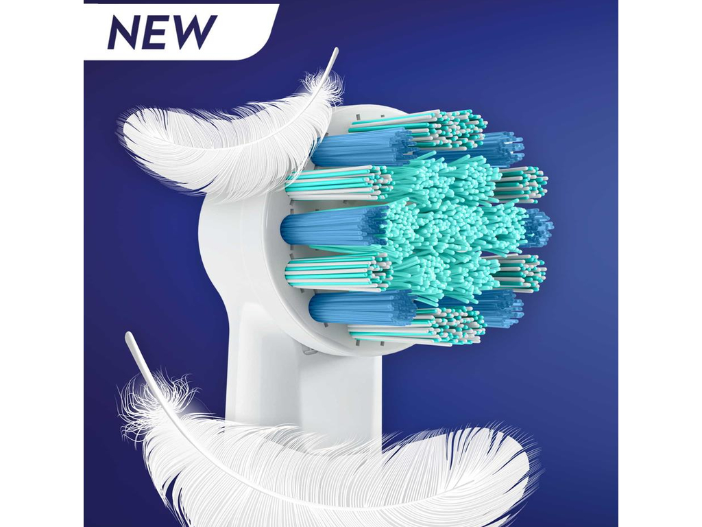 Насадки для электрической зубной щетки Oral-B Kids Frozen II, детские, пластик, нейлон, 4шт