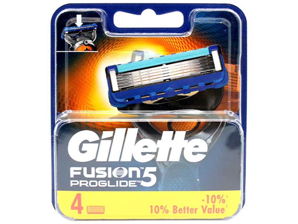 Касети змінні для бритви Gillette Fusion ProGlide 5 лез (ціна за набір 4шт)