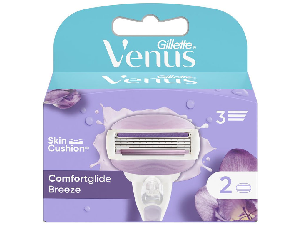 Сменные кассеты для бритья Gillette Venus ComfortGlide Breeze, 2шт