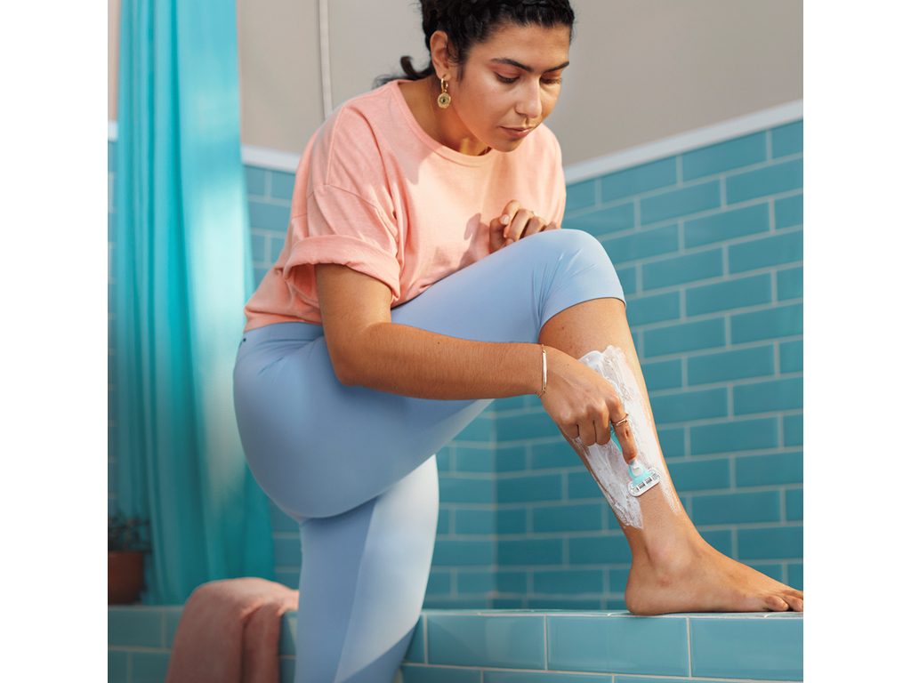 Станок для бритья Gillette Venus 3 Sensitive, женский, одноразовый, пластик, сталь, 3 лезвия, 3шт