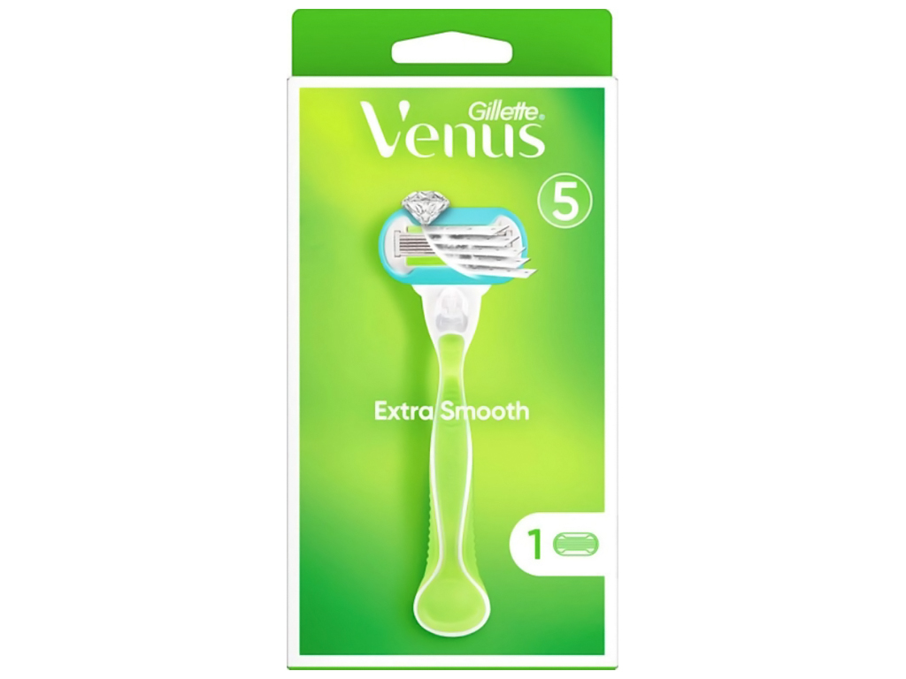 Бритва Gillette Venus Extra Smooth, +1 картридж