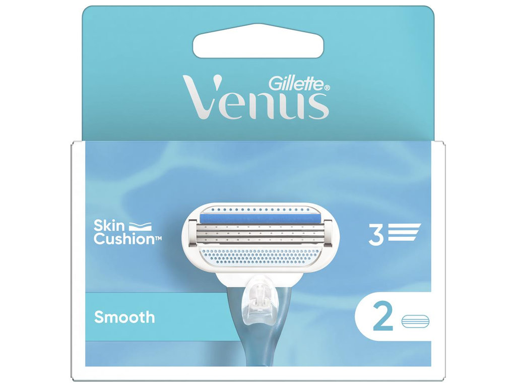 Картриджи сменные Venus Smooth, сталь, 2шт