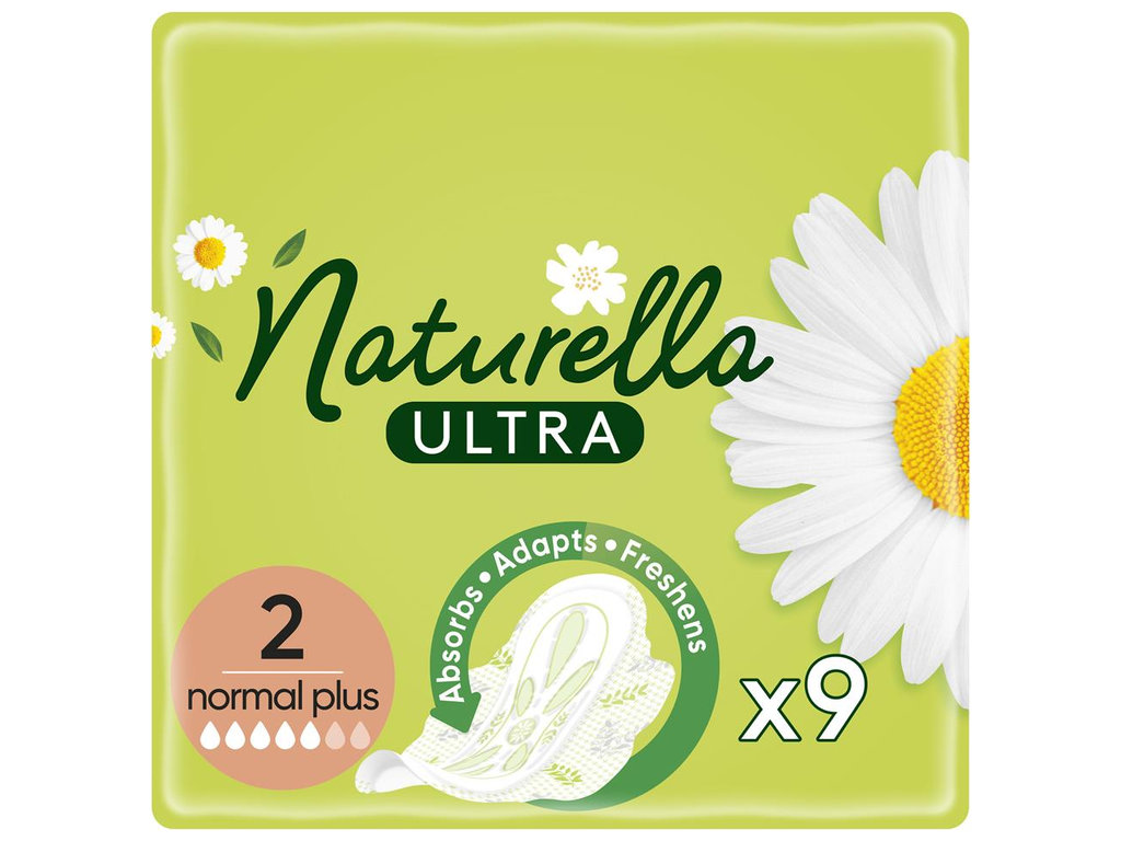 Прокладки гігієнічні Naturella Ultra Normal Plus, з ароматом, 5 крапель, розмір 2, 9шт