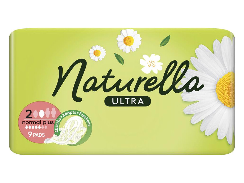 Прокладки гігієнічні Naturella Ultra Normal Plus, з ароматом, 5 крапель, розмір 2, 9шт