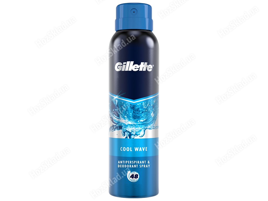 Дезодорант-антиперспирант Gillette Cool Wave аэрозольный 150мл