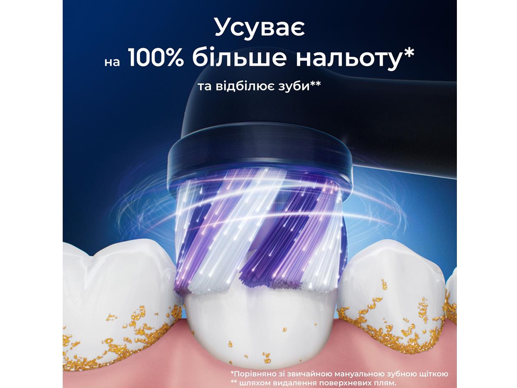 Насадки для электрической зубной щетки Oral-B iO Radiant White, пластик, нейлон, цвет черный, 4шт
