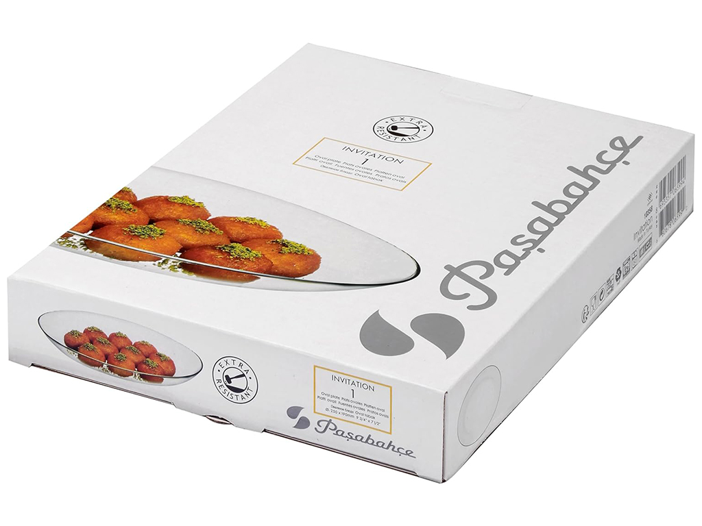 Тарілка Pasabahce Invitation, овальна, 19х25см, 1шт