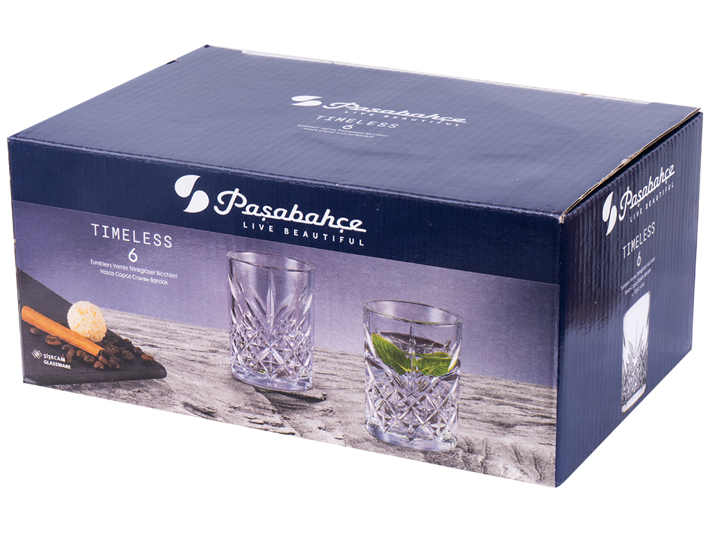 Набір склянок Pasabahce Timeless, для напоїв, 115мл (ціна за набір 6шт)