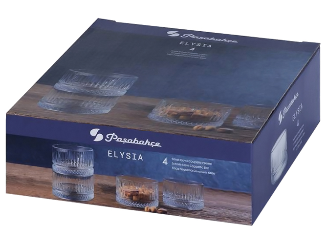 Набір салатників Pasabahce Elysia, 230мл (ціна за набір 4шт)