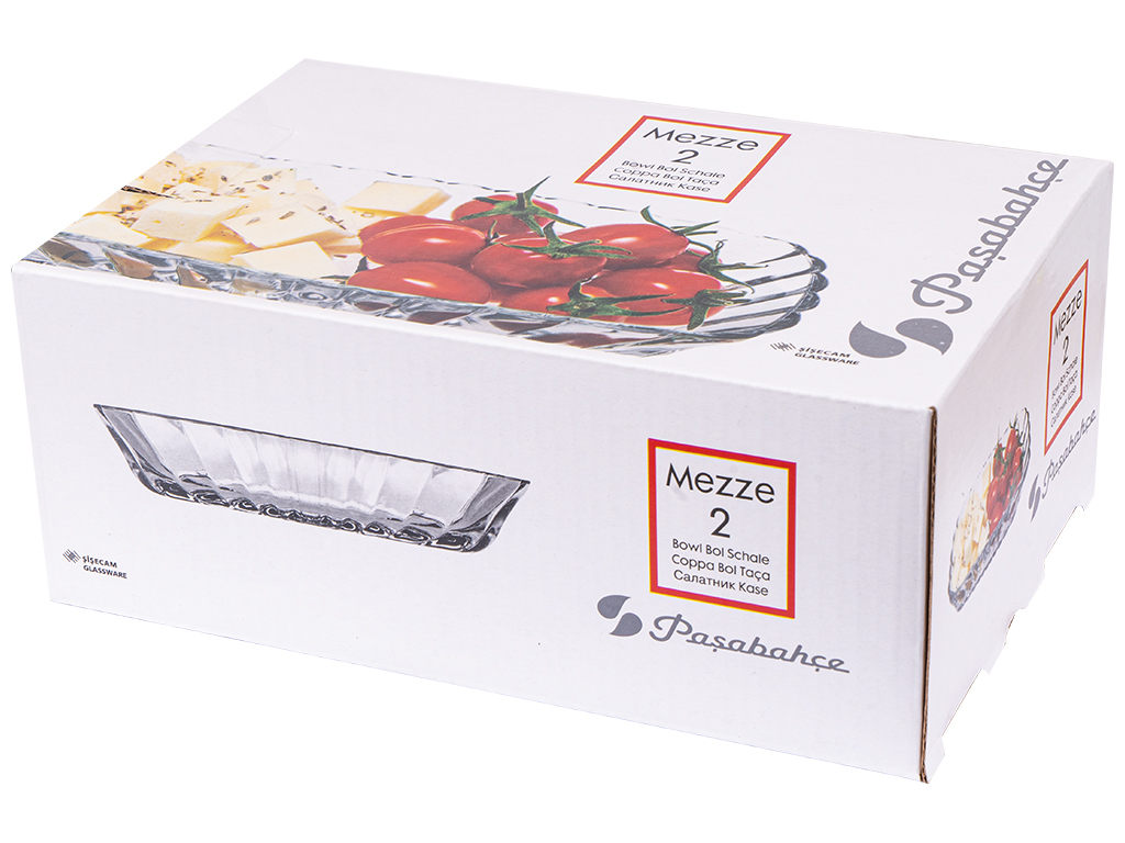 Набор салатников Pasabahce Mezze, 17,9х11,4см (цена за набор 2шт)
