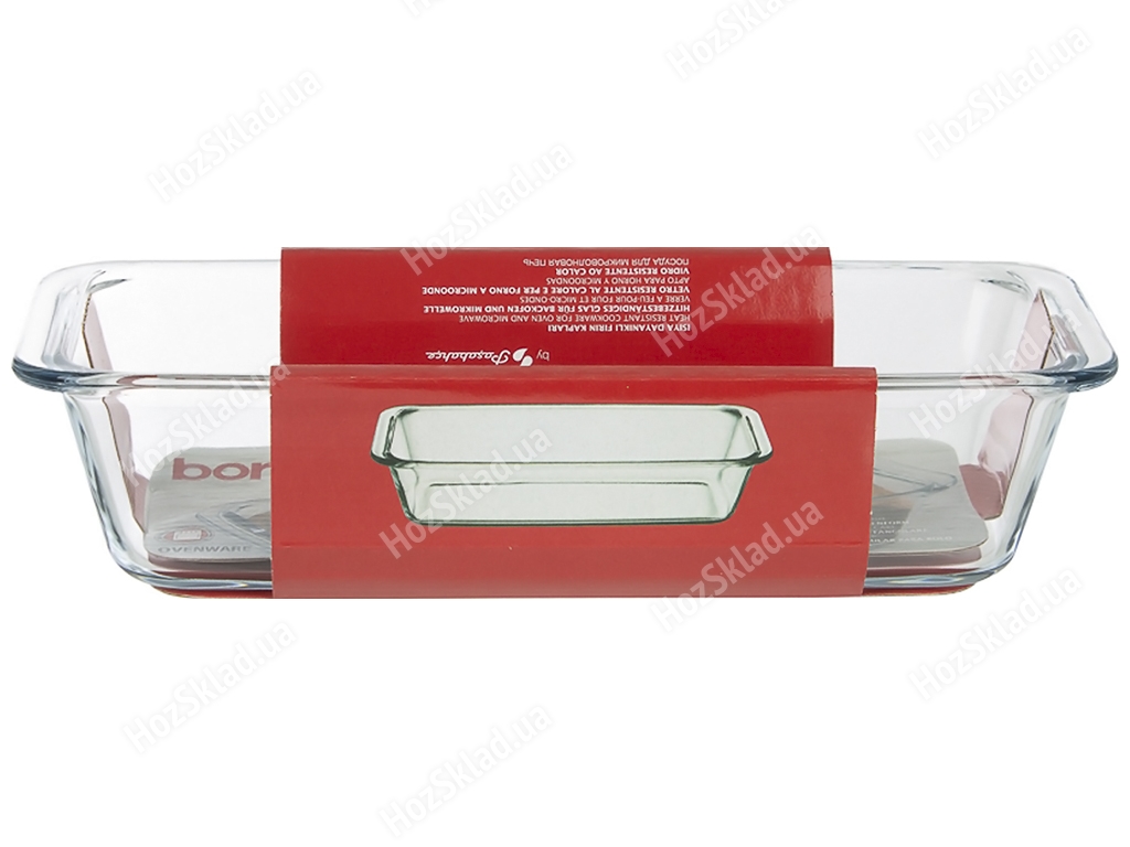 Форма прямокутна Pasabahce Borcam для запікання, 31x12,5cм, 1шт